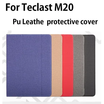

High quality fashion teclast M20 PU leather case cover with Stand up function Cover free shipping