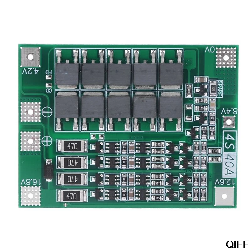 

Balance 4S 40A Li-ion Lithium Battery 18650 Charger PCB BMS Protection Board Balanced Charge For Drill Motor Cell Module July 3
