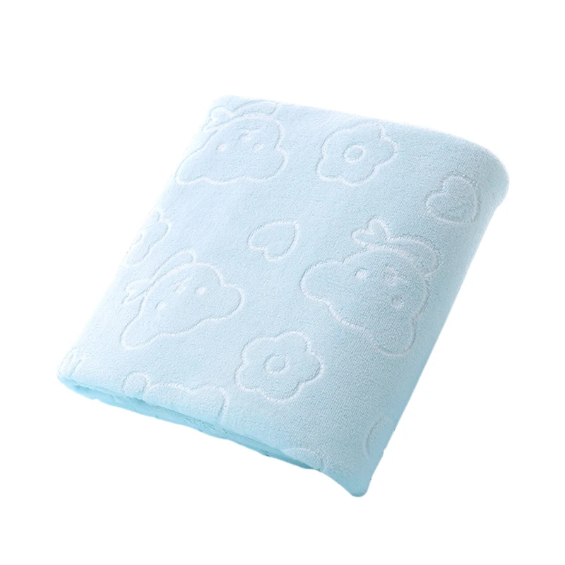 DIDIHOU набор хлопковых полотенец с вышивкой лаванды, полотенце для лица s, банное полотенце для взрослых, мочалки, высокоабсорбирующее полотенце s - Цвет: blue 70x140cm
