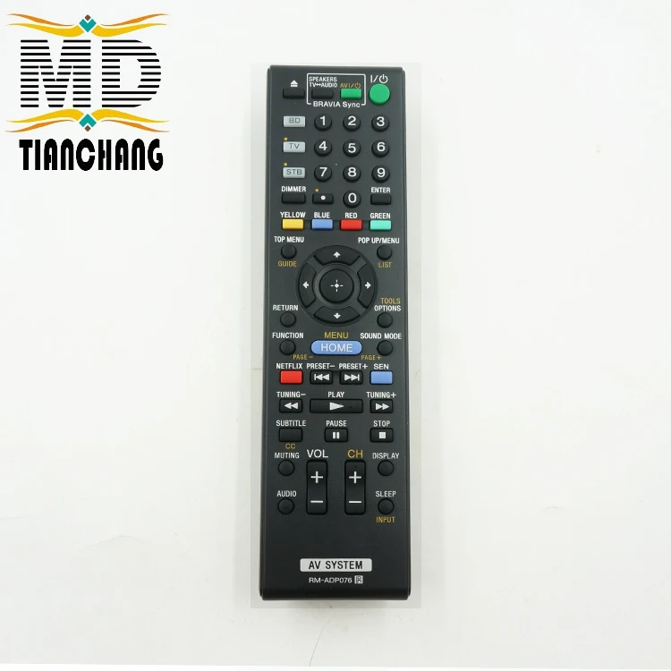 New Original Remote Control RM ADP076 For Sony AV System Blu ray Disc DVD font b