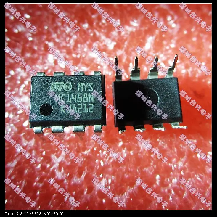 MC1458N MC1458 DIP 8 amplifier IC (5pcs)|ics construction|ic chipsetic ...