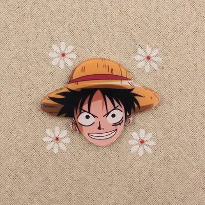 Anime ONE PIECE Tony Chopper Cosplay Acrylic Badges Monkey D. Luffy Brooch Pin Backpack Clothes Cute Decoration Brooches (14)