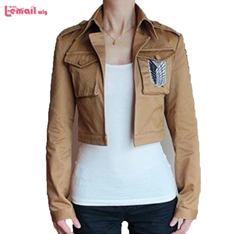 New Unisex Anime Shingeki No Kyojin Attack On Titan Jacket  