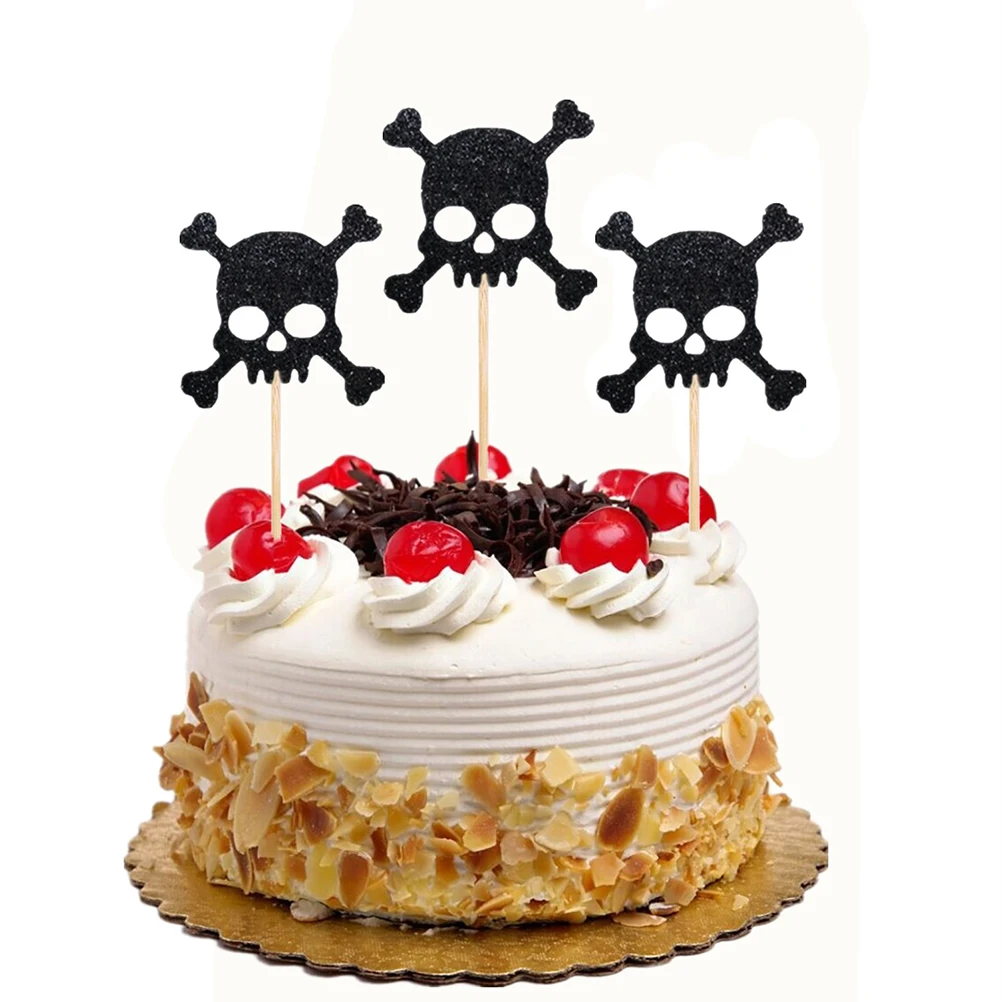 5 PZ Zucca Pipistrello CAKE PICKS FRUTTA PICKS decorazioni per dessert 