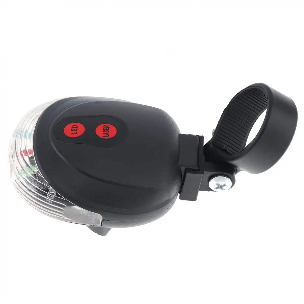 Clearance Bicycle Taillights Waterproof Parallel Lines Laser Projection +5 LED Flashing Tail Rear Cycling Safety Warning Light for Bicycle 3