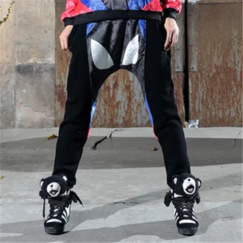 

just.be.never lady hip hop style Dance Pants Women Harem Pants punk rock Sweatpants Trousers For Girls dance hippie custumes