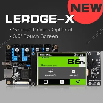 

LERDGE-X 3D Printer Controller Board for Reprap 3d printer motherboard with ARM 32Bit Mainboard control with 3.5"Touch Screen