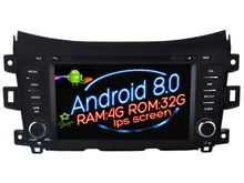 Pantalla IPS Android 8.0 del coche DVD Navi para Nissan Navara/NP300/Alaska GPS Suto audio estéreo multimedia