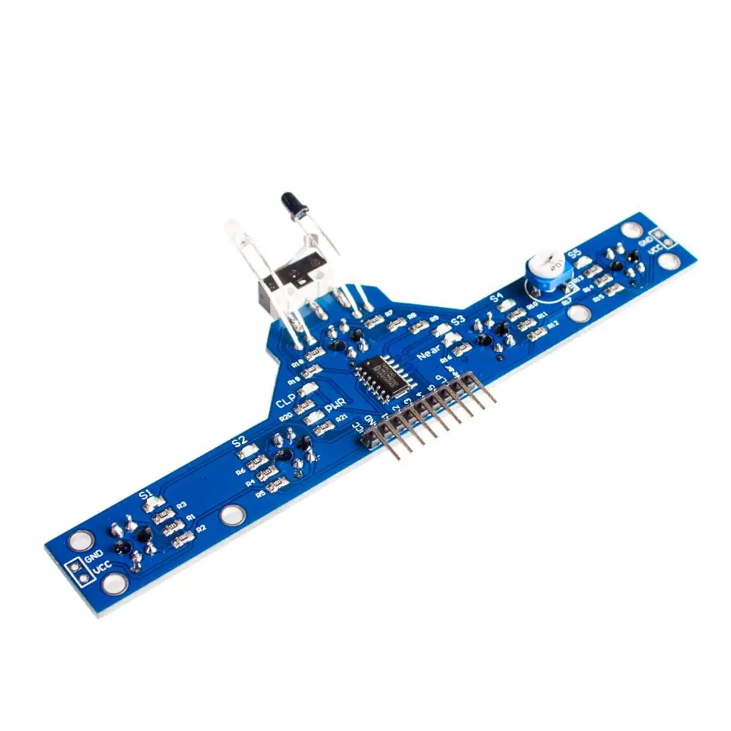 

Five Channel Infrared Detection Tracing Photoelectric Sensor Tracking Module