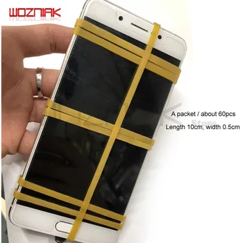 

Maintenance of mobile phone LCD screen fixed Like a rubber ring band rubber band Natural rubber Do not hurt the screen 60pcs