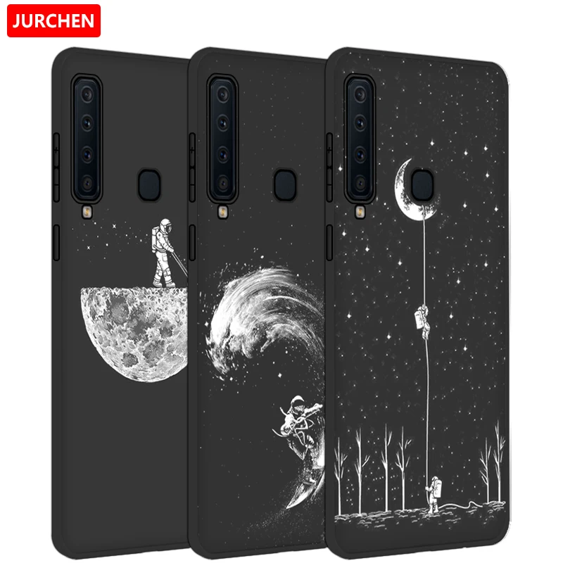 JURCHEN чехол для Samsung Galaxy A9 2018 A920F задняя крышка силиконовый милый мультяшный ТПУ