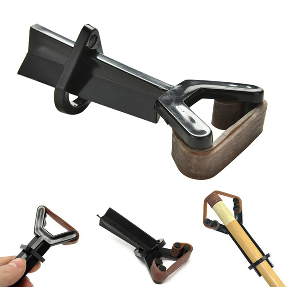 

Plastic Pool Cue Tip Clamp Y-shaped Glue on Fastener Repair Tool Billiard Pool Cue Tip Fastener for Billiard Ball Room #