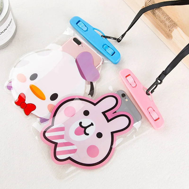 

Summer Waterproof Mobile Phone Case Diving Set Cartoon Series Mobile Phone Bag Waterproof Bag Beach Swimming Mobile Phone Bag