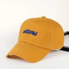 Высококачественная Мужская и женская летняя бейсболка с вышитыми буквами, однотонная Кепка, Бейсболка унисекс, регулируемая детская бейсболка