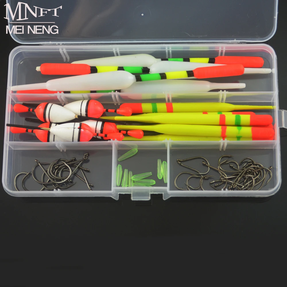 15 個 3 サイズ縦釣りフロートブイ浮き釣具浮標送料無料でタックルボックス 30 個フックコンボ Fishing Float Aliexpress