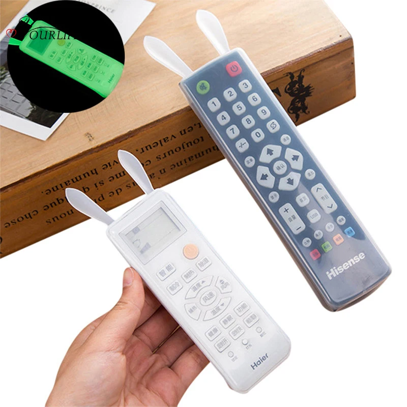 

OYOURLIFE Creative TV Air Condition Remote Controller Silicone Protector Case Cover Skin Dust Waterproof Pouch Bags Organize