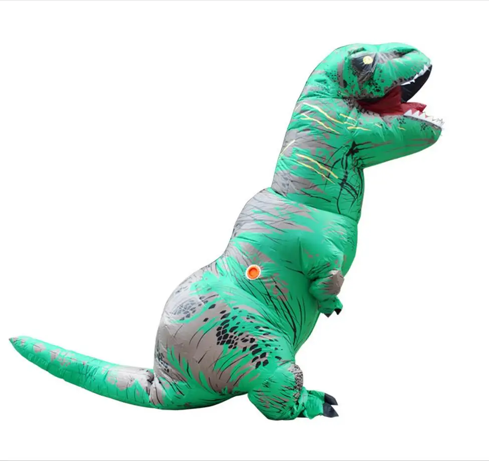 I NFLATABLE динозавр T REX костюмы для женщин Blowup T-Rex динозавр Хэллоуин надувной костюм талисман вечерние костюмы для взрослых