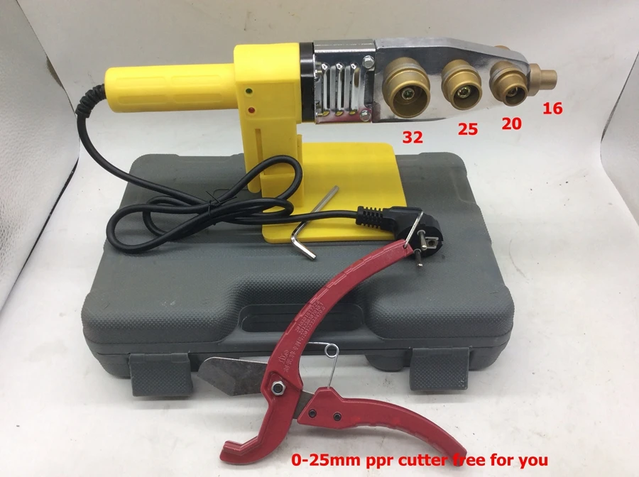 Free Shipping Full Automatic Heating PPR Pipe Welding Machine, plastic