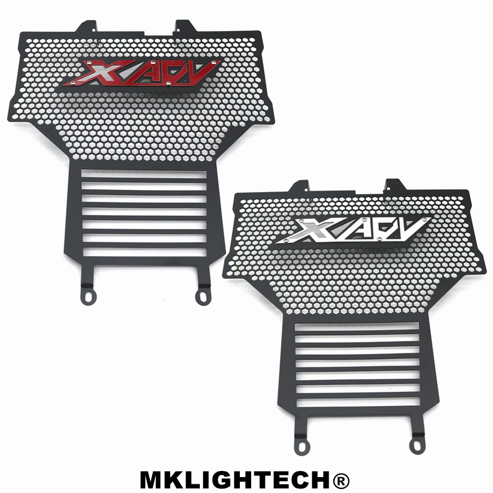 

MKLIGHTECH Aluminum Motorcycle Radiator Guard Radiator Protector Water Tank Protector FOR HONDA X-ADV 300 750 1000 2017-2019