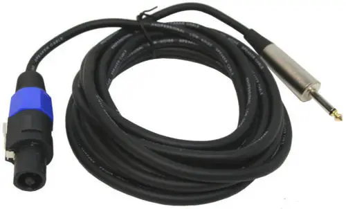 

Brand New KL ASC DJ Pro Audio Universal PA Speaker 15 Foot Speakon male to 1/4" Jack Cable