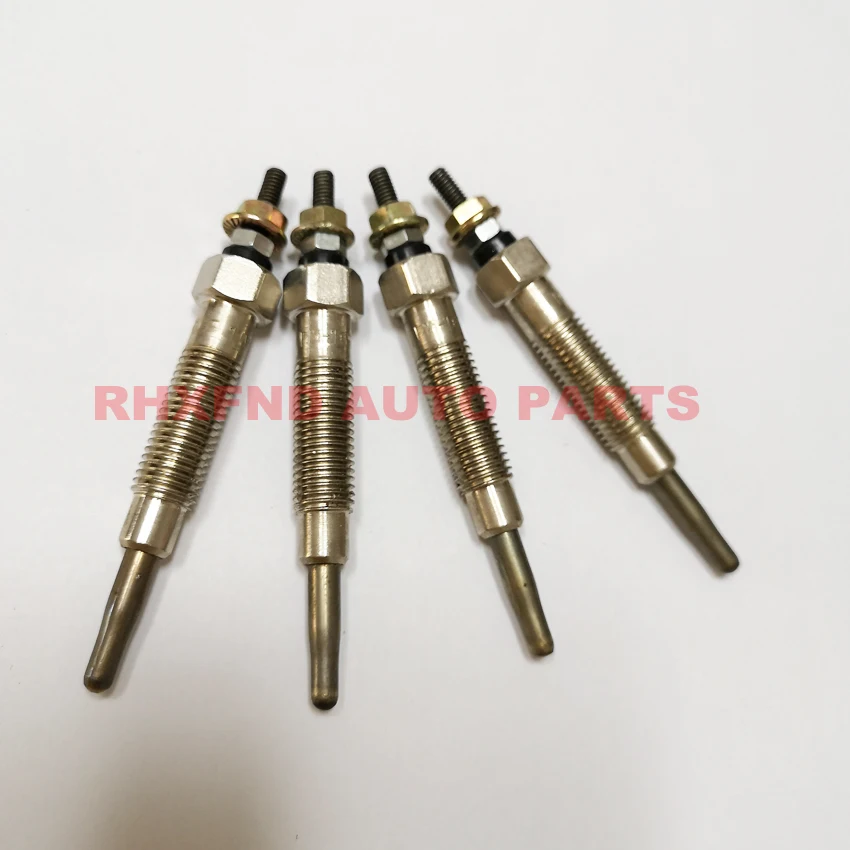 New 4PCS Glow Plug 12V For Mitsubishi PAJERO MONTERO II 2nd 2.8D 4M40 1993-1994 ME200970 ME203754 ME203583 ME201632