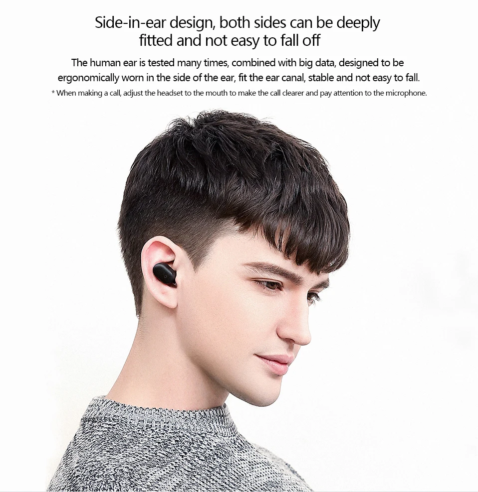 Original Xiaomi Bluetooth Earphone Mini In-Ear Wireless Earbuds (4)