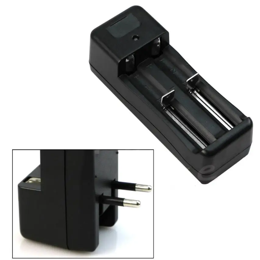 Universal Dual Battery Charger For 18650 16340 26650 Rechargeable 3.7V Li-ion
