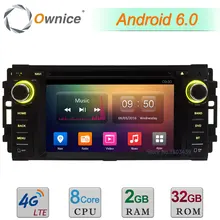 4G Android 6 Octa Core 2 GB + 32 GB de Radio DVD Del Coche Para Dodge RAM 1500 2500 3500 Pickup Trucks Avenger Calibre Challenger Dakota Dura