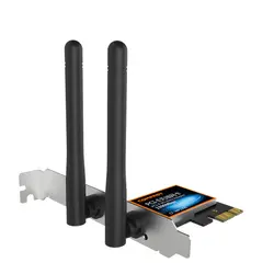 Comfast Cf-Wp1300 высокоскоростной 1300 Мбит/с Настольный Pci-E беспроводной сетевой карты ненаправленные антенны прием WiFi R20