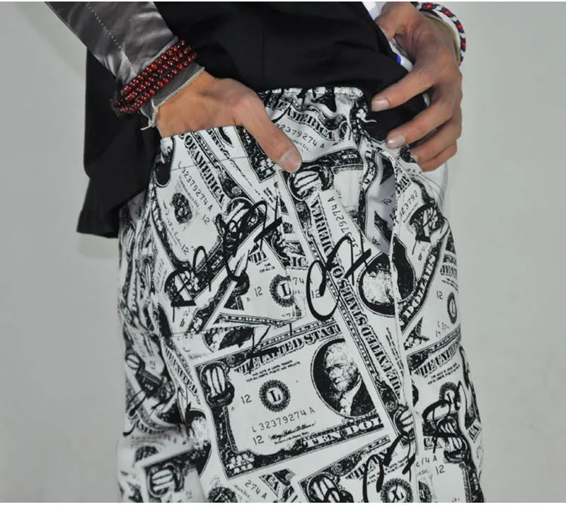 Cool Pants Men Loose Print Trouser Streetwear   (20)