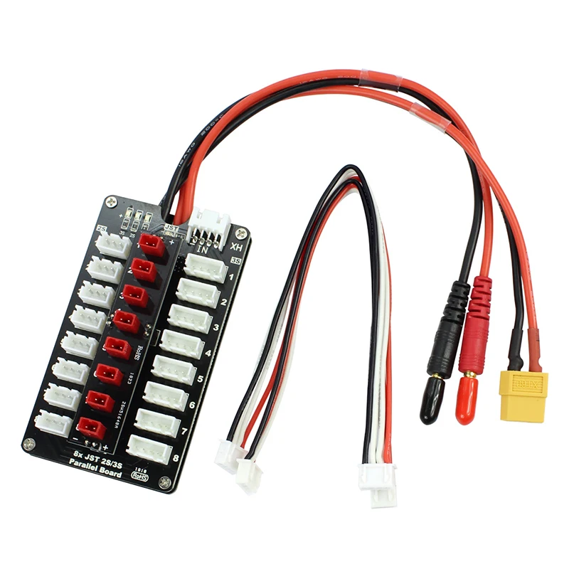 

JMT 2-3S Parallel Charging Board JST Plug Para Board for IMAX B6 ISDT Q6 D2 Charger DIY Aircraft Quadcopter Accessory