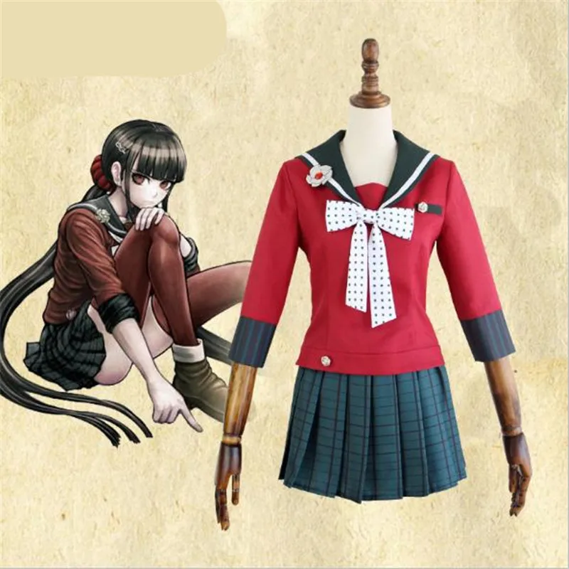 

BOOCRE Anime Danganronpa V3: Killing Harmony Cosplay Harukawa Maki Costumes School Uniform Adult Clothes