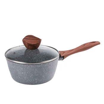 

Stone layer pot 18cm hot milk noodles Mini nonstick home baby food supplement