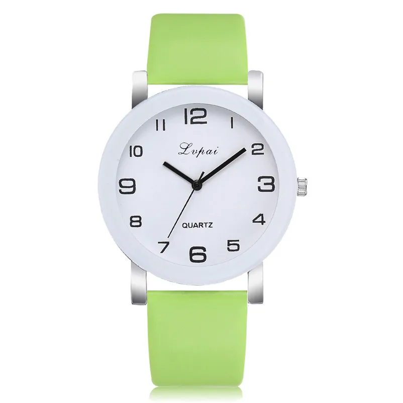 High quality women's watches 2018 fashion pu Leather Band Watch Quartz Analog Wrist Watch hours clock Relogio Masculino S20 (5)
