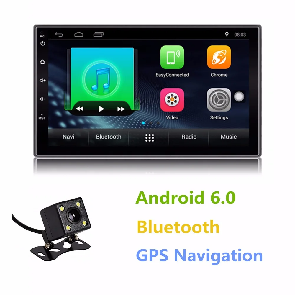 Auto Radio Android Double 2 Din 7 inch Touch Screen Car Radio Stereo Quad Core Android