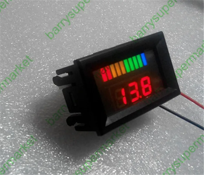 LCD plomb acide 12 V 24 V 36 V 48 V Capacité de la Batterie Indicateur Détecteur Tension meter