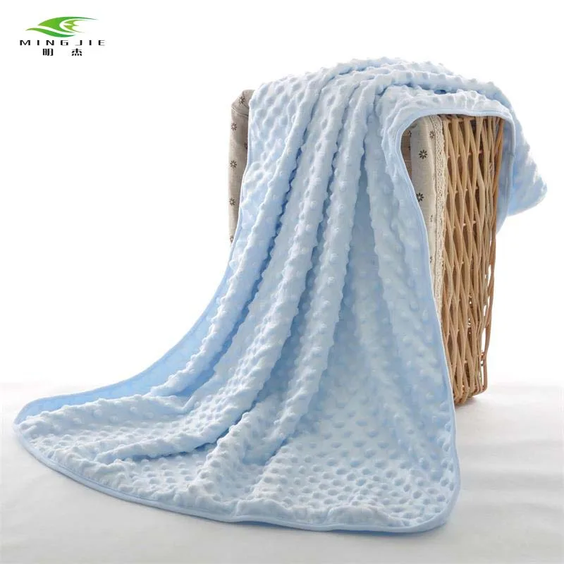 High Quality Double Layer Baby Blankets Newborn Polar Fleece Kids
