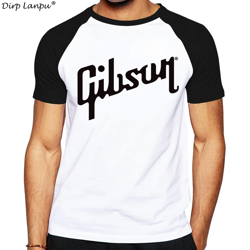 

2018 Summer New Gibson T Shirts Men Cotton O-Neck T-Shirt Man Short Sleeve Tshirt Euro Size Hip Hop Men Tee Tops Free Shipping