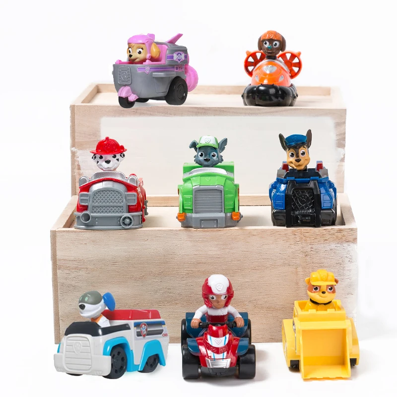 

Paw Patrol Dog Puppy Patrol car Patrulla Canina toys Action Figures Model Toy Chase Marshall Ryder Vehicle Car Kids Toy