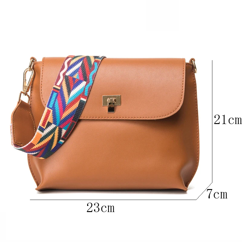 DAUNAVIA-Hot-Sale-Women-Leather-Mini-Shoulder-bags-Simple-Flap-Sling-Crossbody-Messenger-Bags-Colorful-Wide