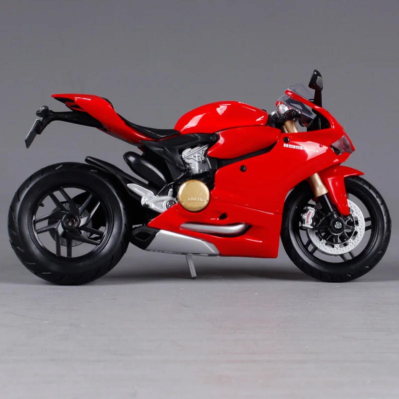 Красная модель мотоцикла Maisto 1:12 Ducati 1199 Panigale бесплатная доставка внутреннее