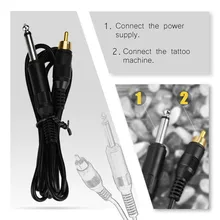 RCA к зажиму шнура татуировки кабель Clipcord машина Кабели Кабо Para Maquina Rca в кабель крюк линия цвет для татуировки источники питания