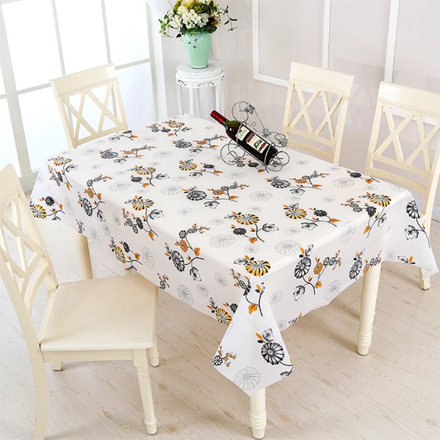 Pvc Tablecloth On The Table Oilcloth Waterproof For Pvc Tablecloth On The Table Oilcloth Waterproof For Kitchen Dining Tablecloths Rectangle Square Tables