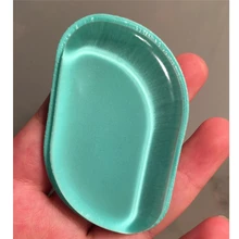 Новинка 6,5x4x1 см, 3 цвета, силиконовый антигубчатый аппликатор для макияжа, блендер, идеально подходит для макияжа лица, профессиональный спонж и спонж