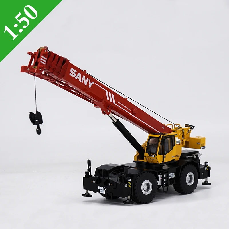 

1/50 SANY ROUGH-TERRIAN Off-Road Suspens CRANE SRC865XL Diecast Metal Model Gift Collection