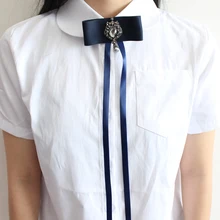 Для женщин вырезом рубашка с воротником галстук-бабочка Винтаж горный хрусталь сплава металла галстук жениха Свадебная вечеринка подарок ленты бабочкой аксессуары