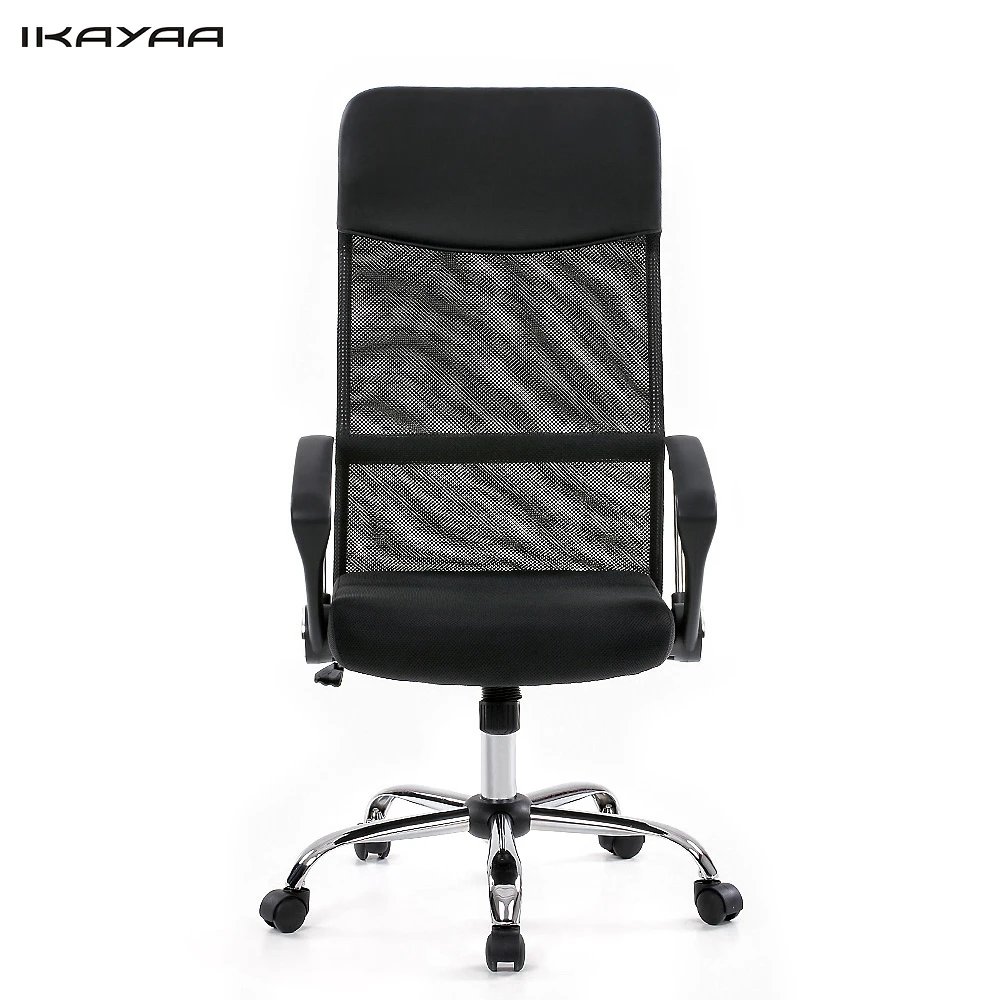 Executive maille chaise de bureau ergonomique ordinateur de bureau pivotant réglable haut dossier