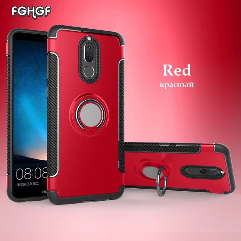 

Luxury Hawei Mate 20 Case For Huawei Mate 20 Lite Pro Magnetic Ring Armor Adsorbable Soft TPU Anti-drop Good Quality Back Cover