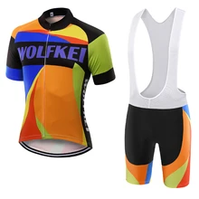Wolfkei Велоспорт Джерси гонки горный Велосипеды Велосипедная форма MTB велосипеда abbigliamento Ciclismo Спорт Человек Майо Ciclismo