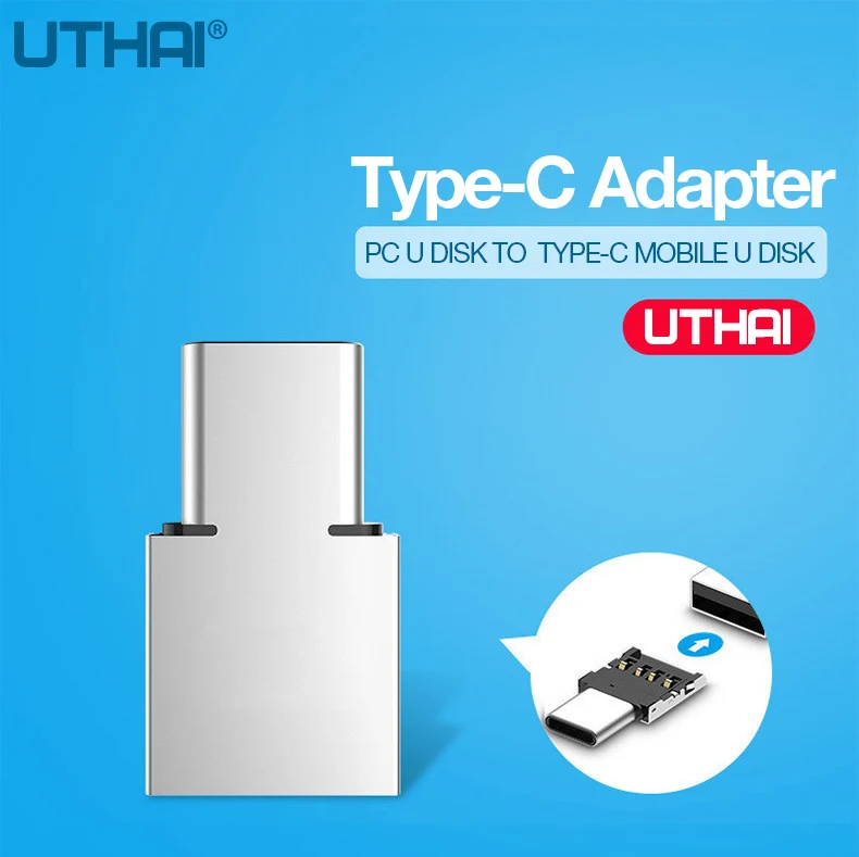 UTHAI C21 мини TYPE-C OTG адаптер USB в Тип C USB3.1 флэш-накопитель стать U диск